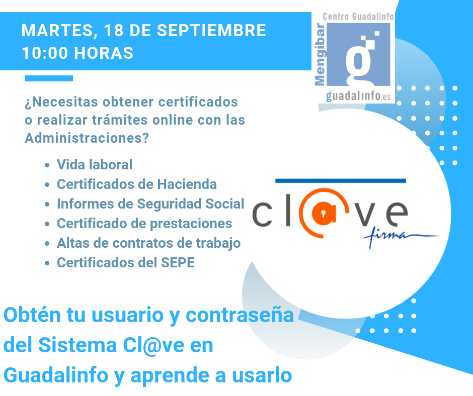 Sistema Clave Mengíbar. 18 de Septiembre de 2018